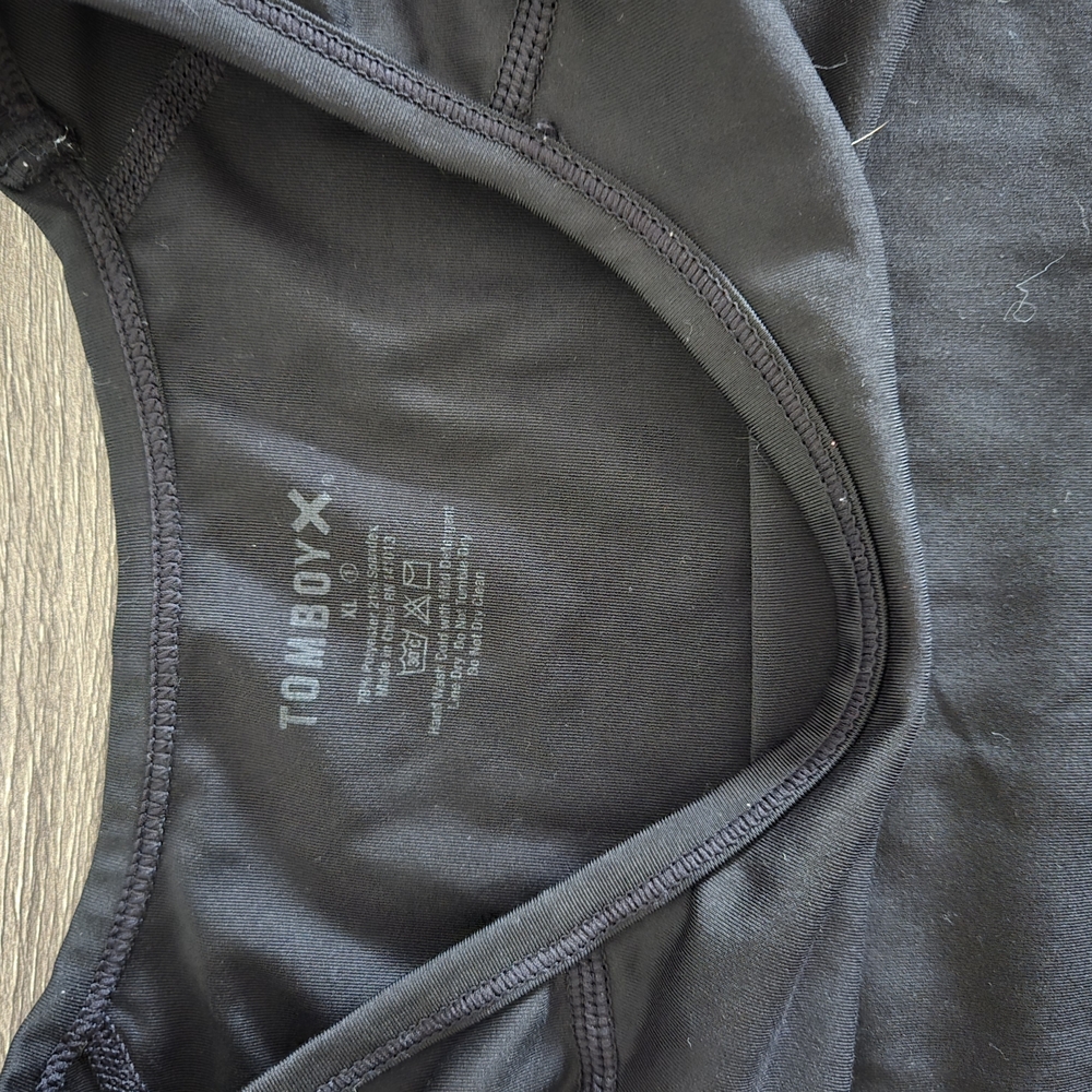 TomboyX Black Tank Top - Picture 2 of 3